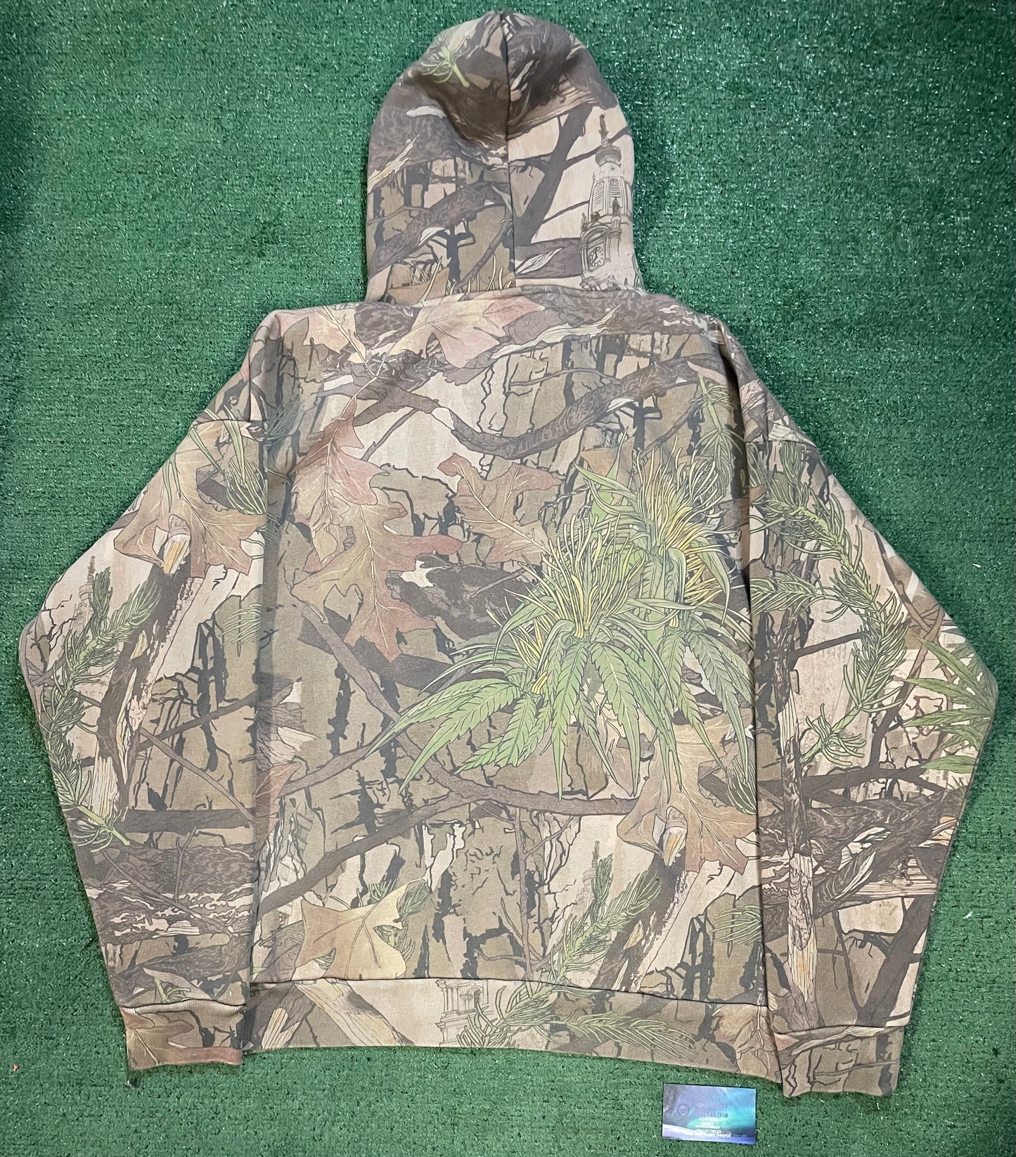 DGK timber zip fleece camo hoodie
