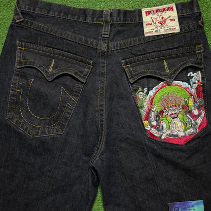 Vintage True Religion Jorts