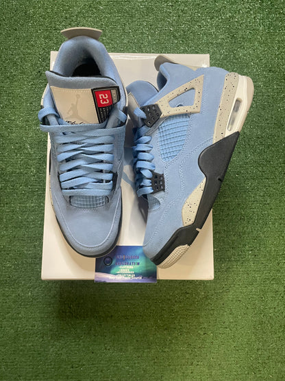 Air Jordan 4 Retro university blue size 8men/9.5women