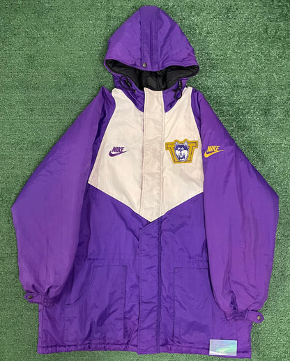 Vintage 1990s Nike UW university of Washington parka jacket