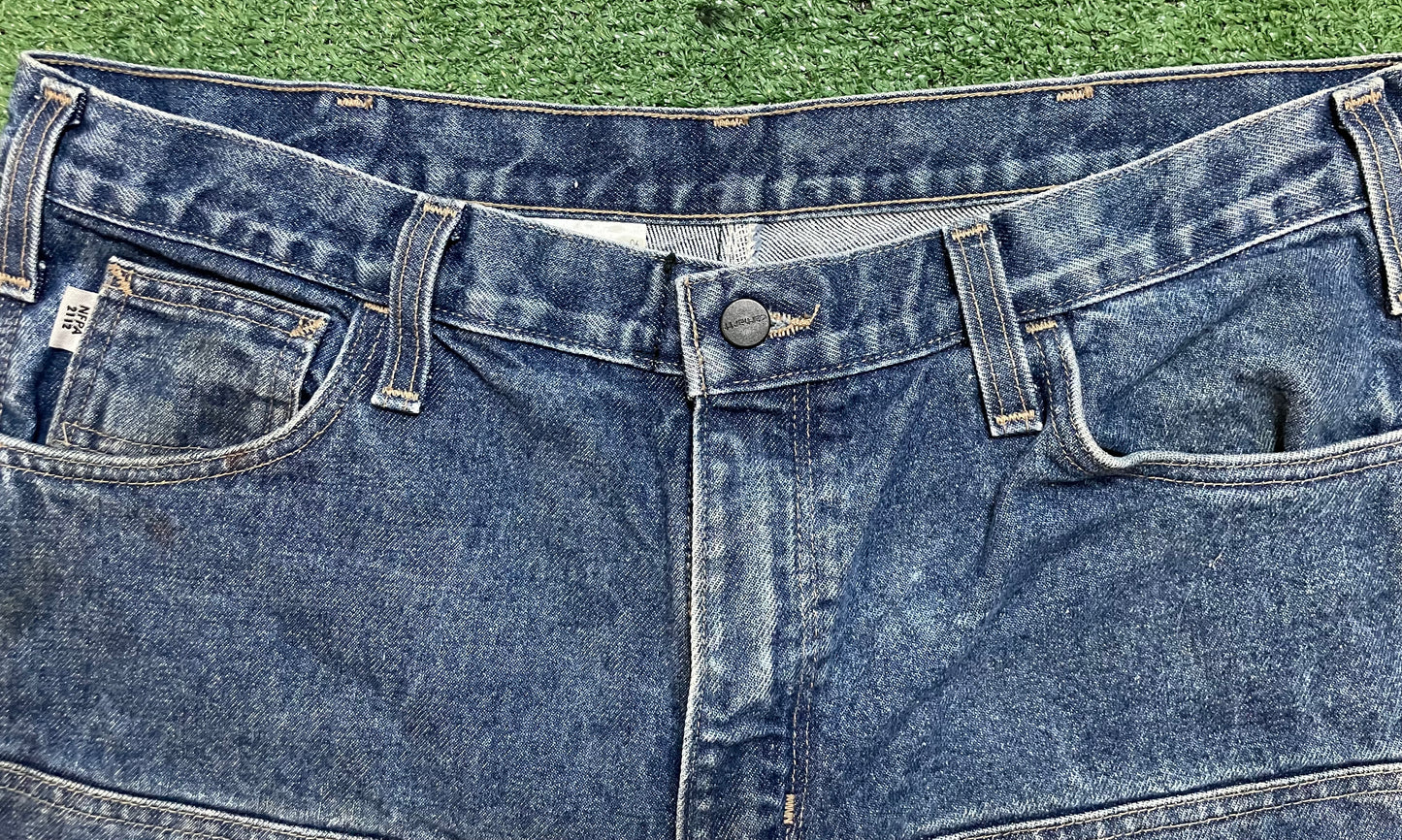 Carhartt blue denim double knees