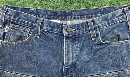 Carhartt blue denim double knees