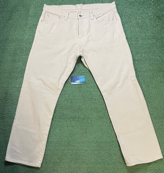 Vintage Polo Ralph Lauren beige denim jeans