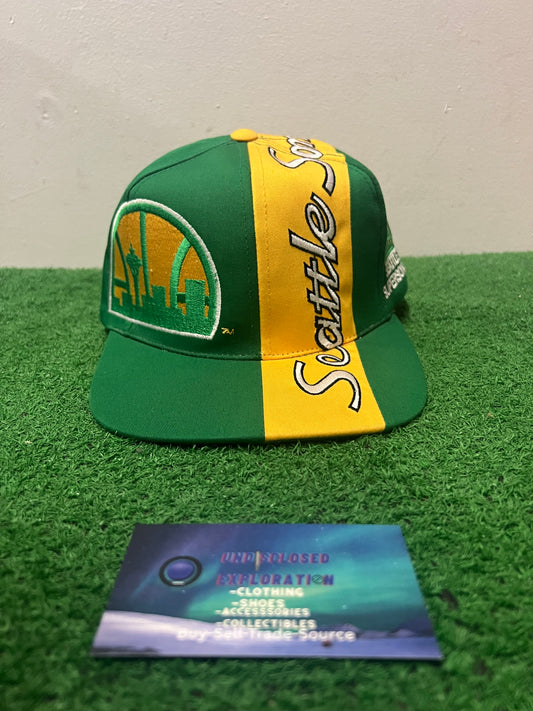 Vintage 1990s Seattle SuperSonics sports specialties all over print hat