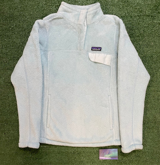 Patagonia snap T Fleece light blue