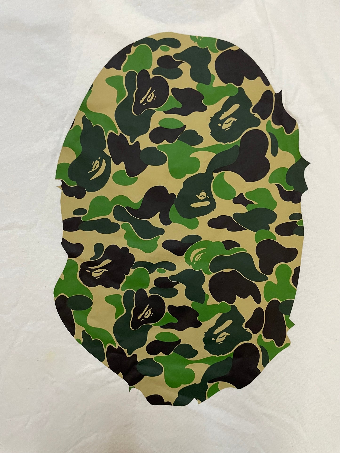Bape abc camo big ape head tee