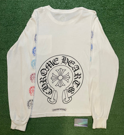 Chrome Hearts multi color horseshoe longsleeve