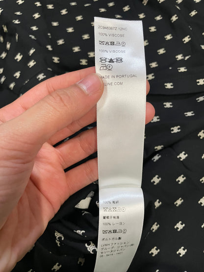 Celine triomphe button up shirt