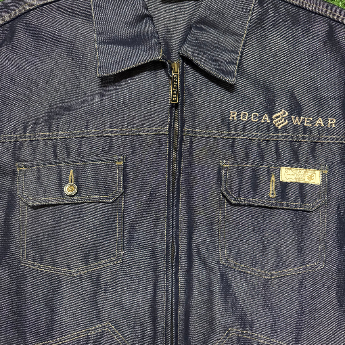 Vintage Rocawear Waxed Denim Jacket