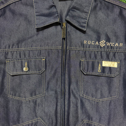 Vintage Rocawear Waxed Denim Jacket