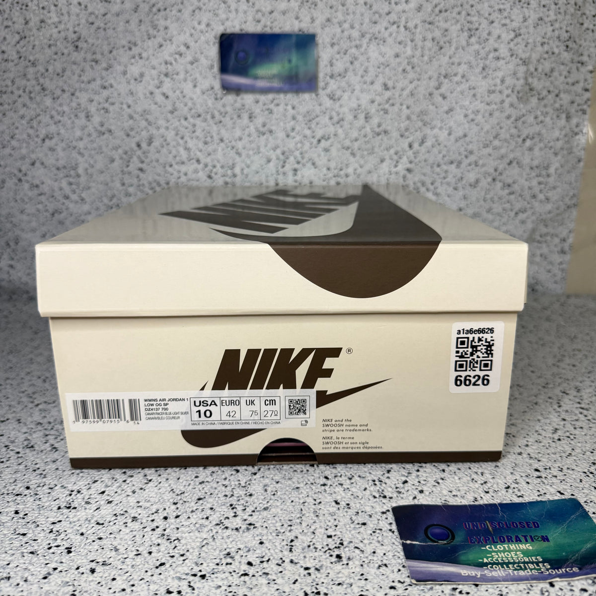 Jordan 1 Low Travis Scott Canary 8.5 Men “Preowned”
