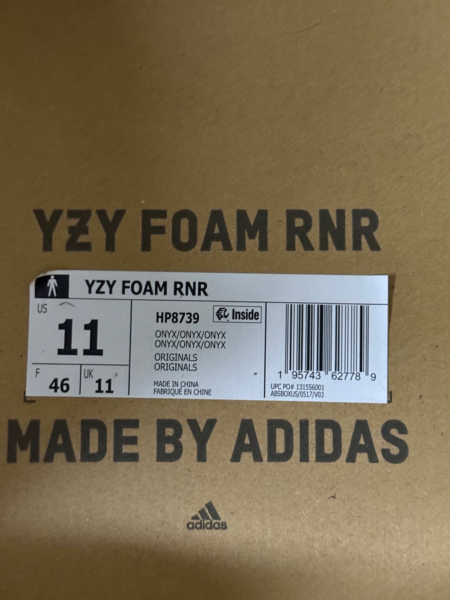 Yeezy Foam Runner Onyx