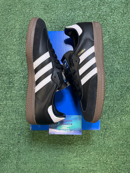 Adidas Samba black white gum