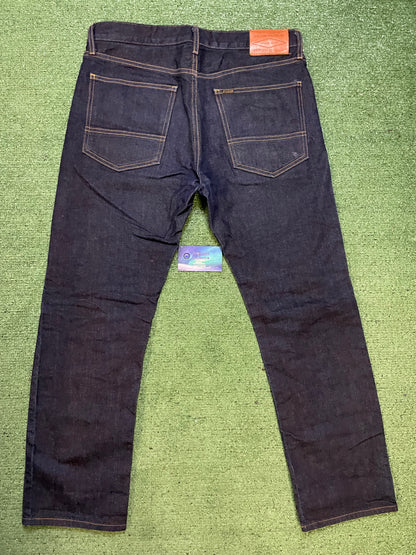 Filson Muleskinner raw indigo jeans