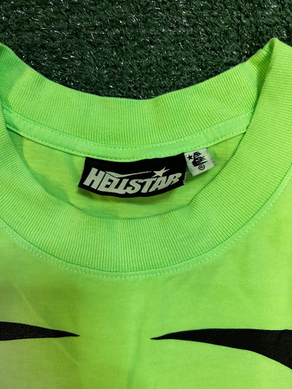 Hellstar warmup neon green tee