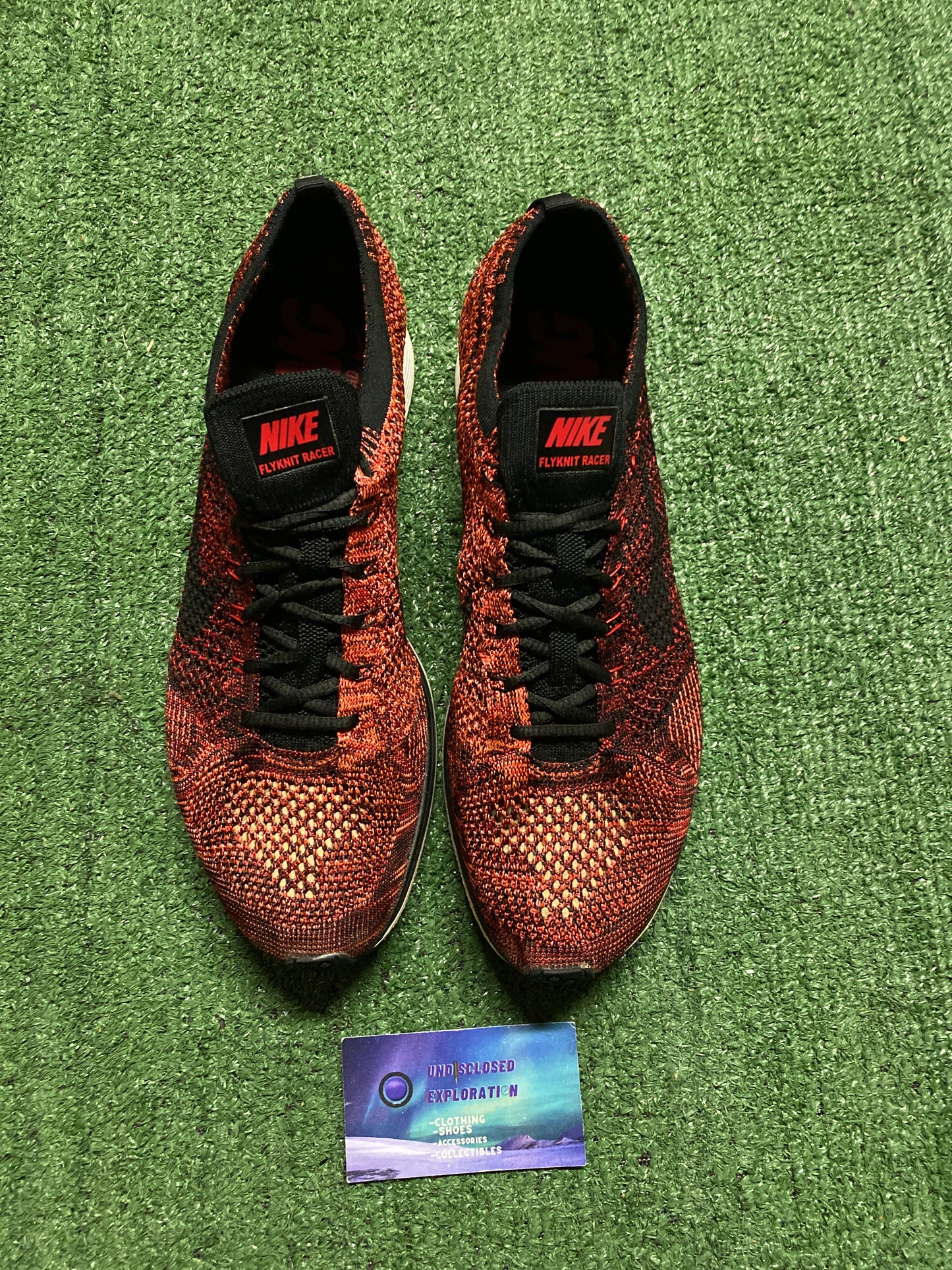 Nike FlyKnit Racer fire rooster size 10men/11.5women