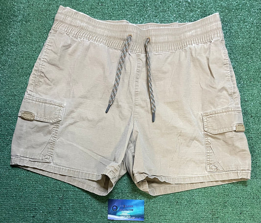 Eddie Bauer beige cargo shorts