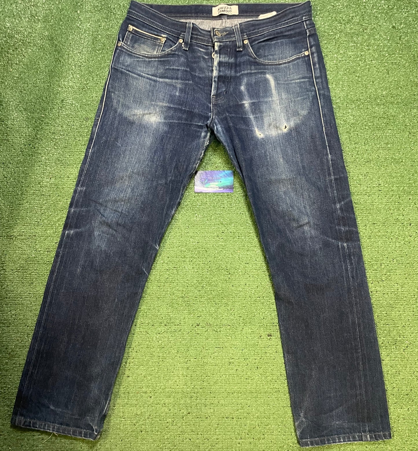 Naked & Famous indigo selvedge jeans
