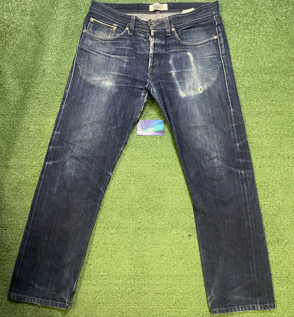 Naked & Famous indigo selvedge jeans