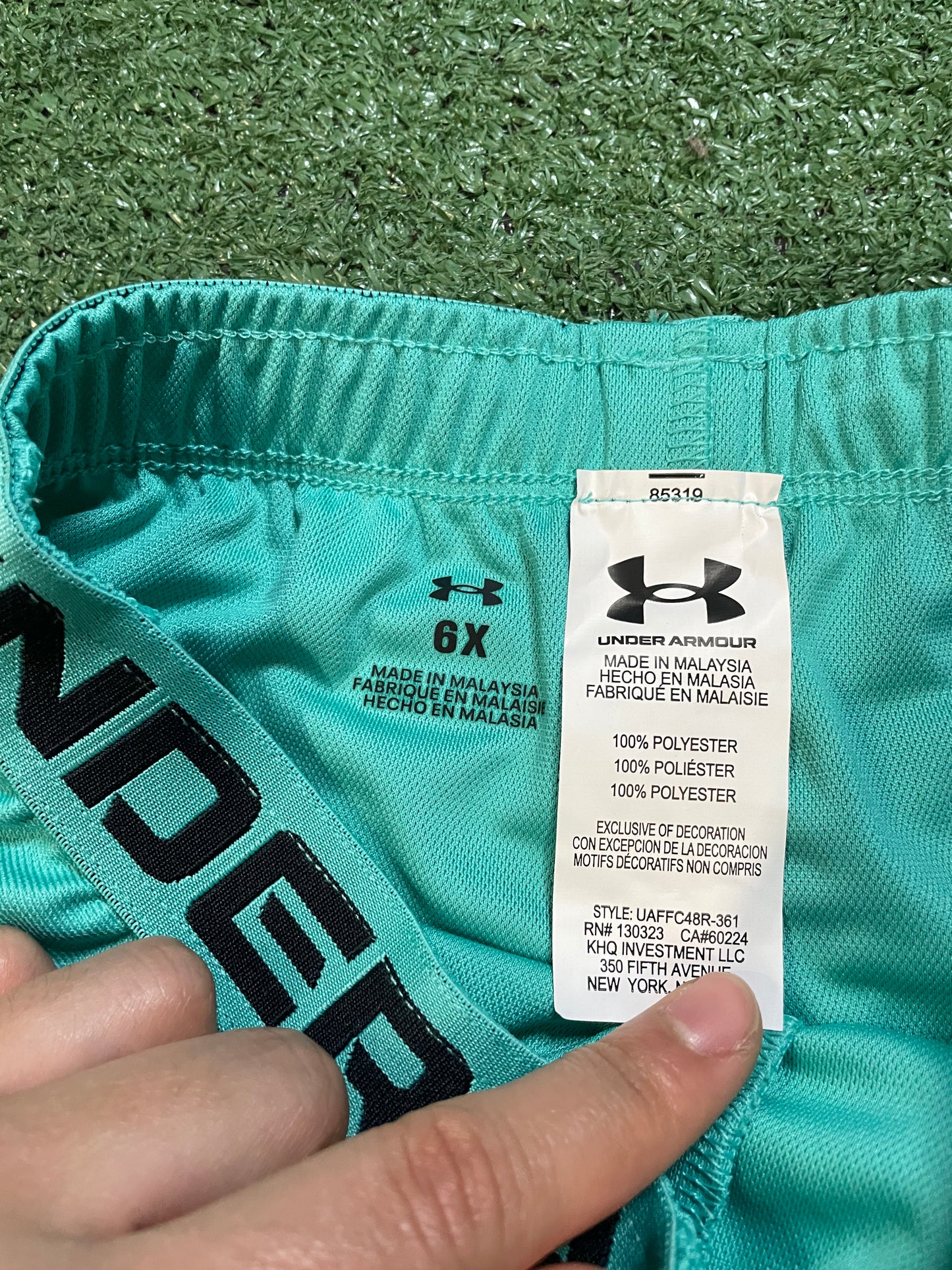 Under Armour Women's Play Up blue Shorts