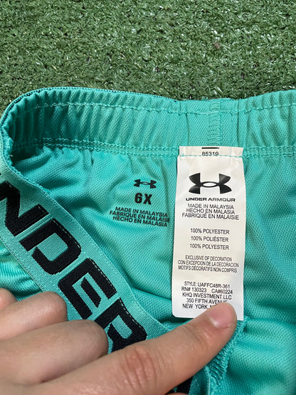 Under Armour Women's Play Up blue Shorts