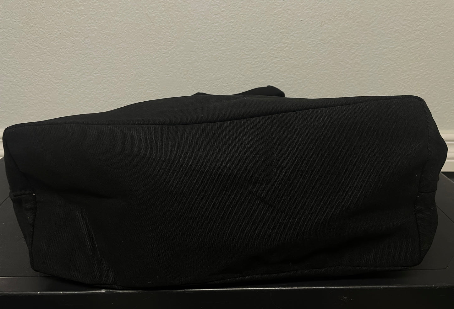Victoria’s Secret black canvas studded tote bag