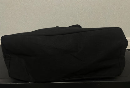 Victoria’s Secret black canvas studded tote bag