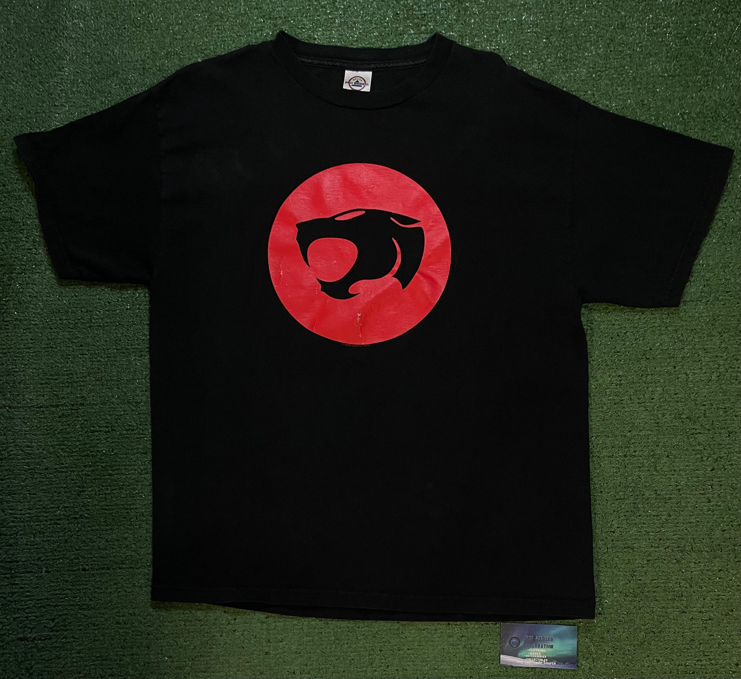 Vintage 1990s Warner Bros thundercats black tee