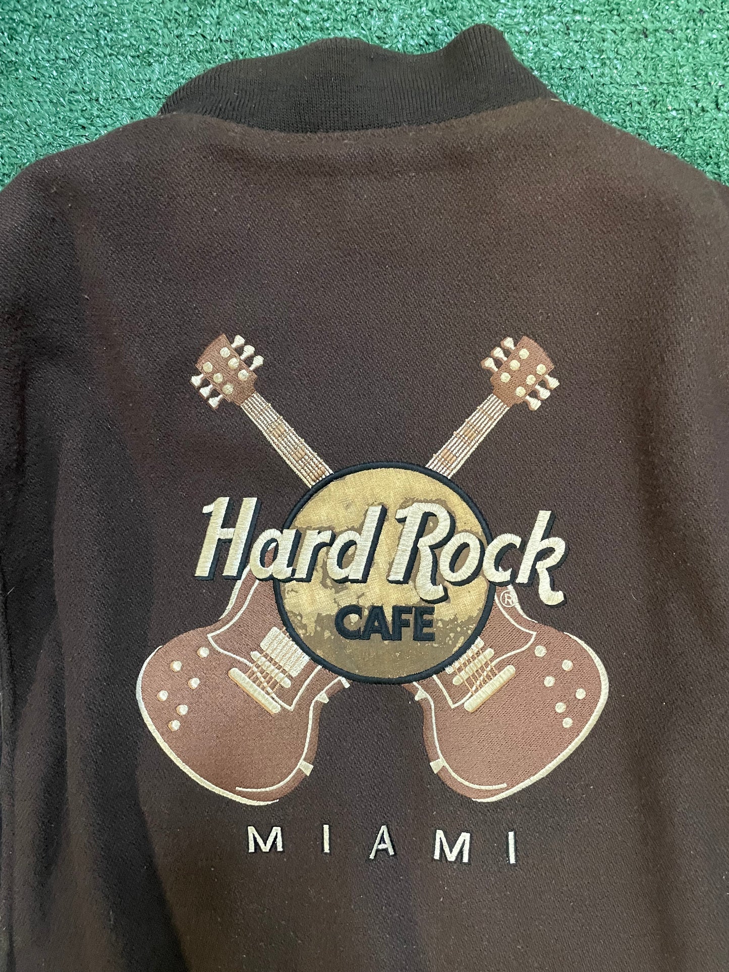Vintage 1990s Hard Rock Cafe Miami jacket