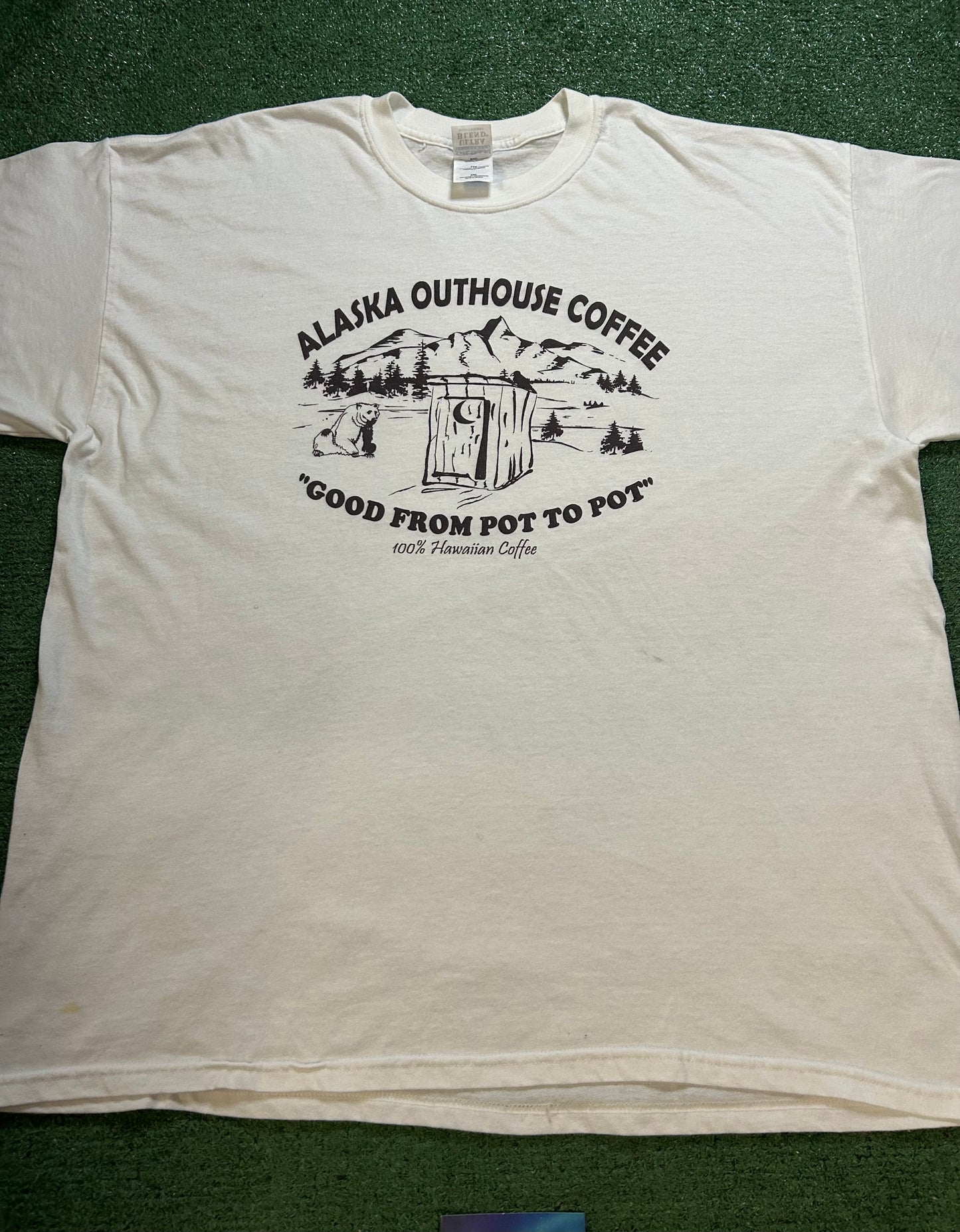 Alaska outhouse coffee tee