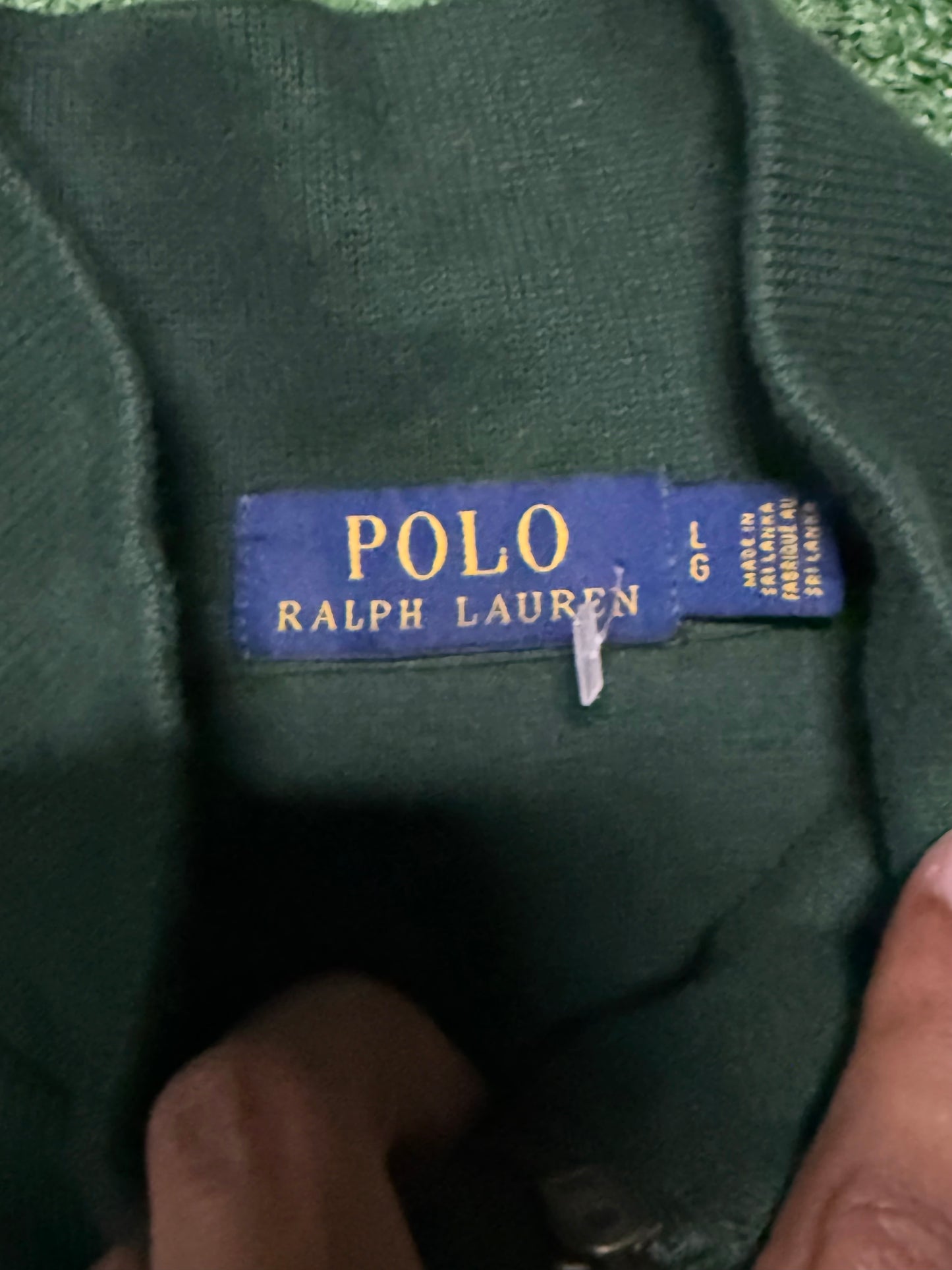 Polo Ralph Lauren Quarter Zip Fleece Green