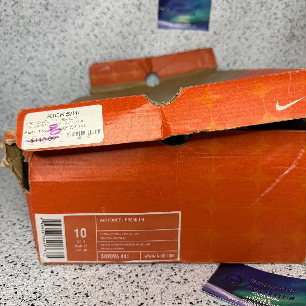 Nike Air Force 1 Low Wolrd Cup Brazil 10 Men “Preowned”