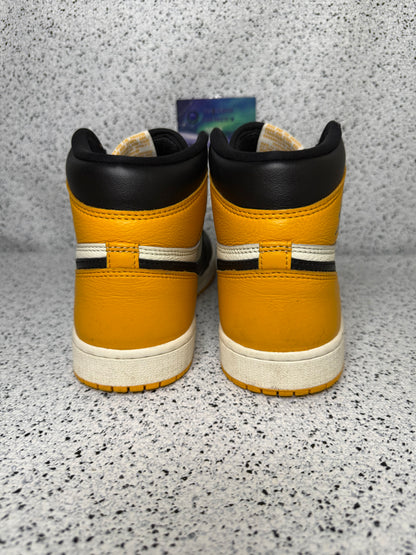 Jordan 1 Yellow Toe 9 Men/10.5 Women “Preowned”