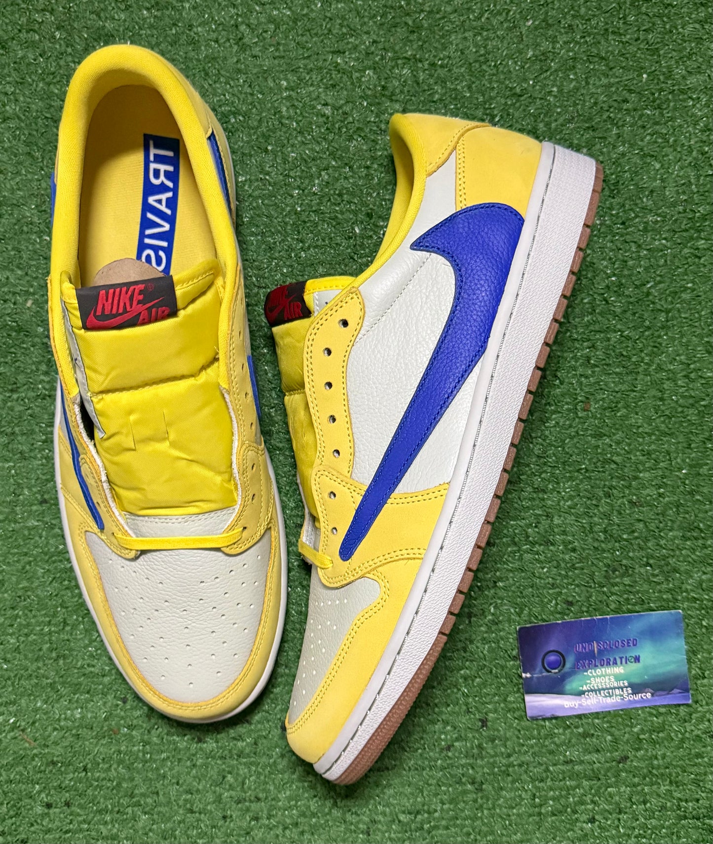Jordan 1 Low Travis Scott Canary