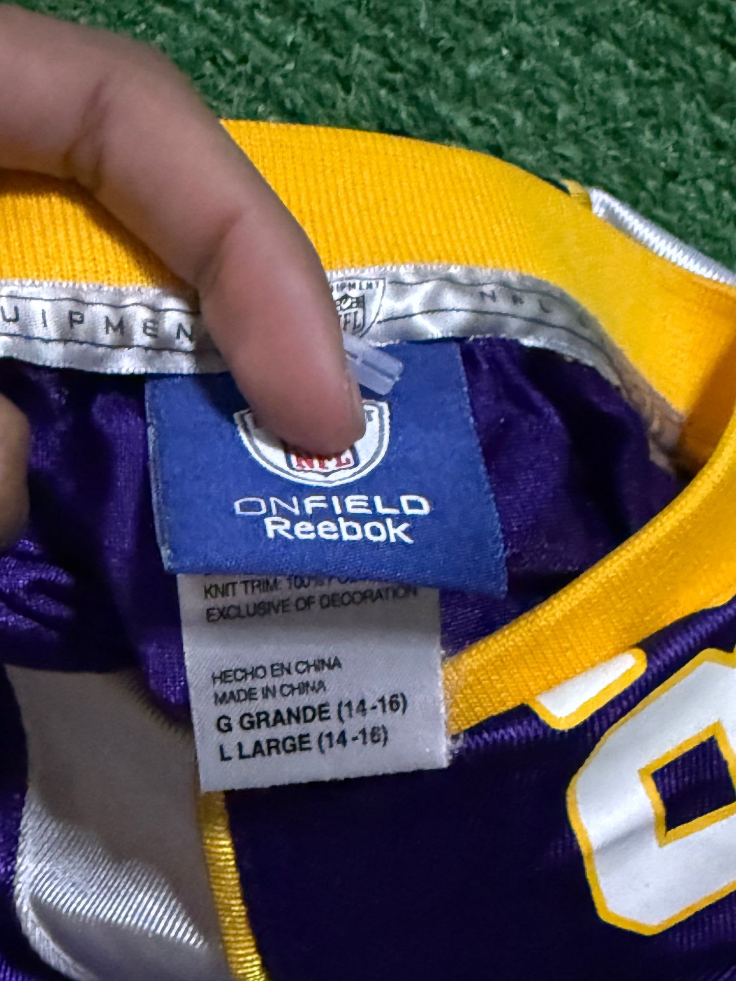 Vintage Adrian Peterson Minnesota Vikings Jersey