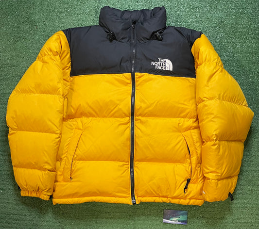 The North Face Nuptse 700 yellow jacket