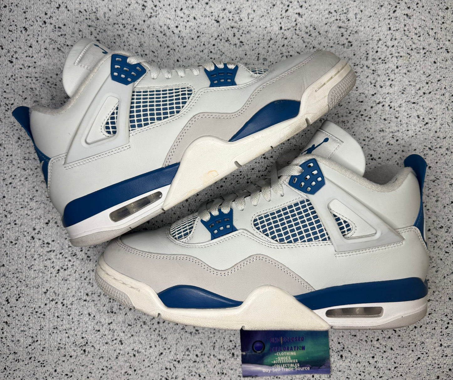 Jordan 4 Military Blue 10 Men/11.5 Women “Preowned”