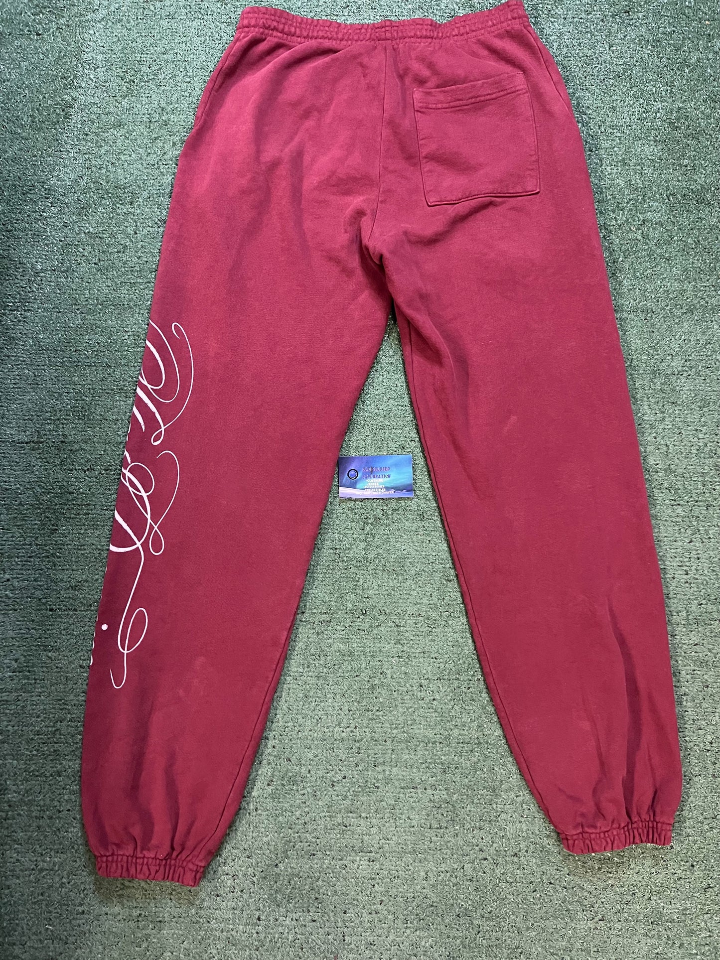 Burning Bush stardenim red sweatpants