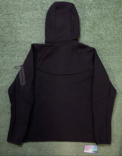 Nike tech fleece black hoodie