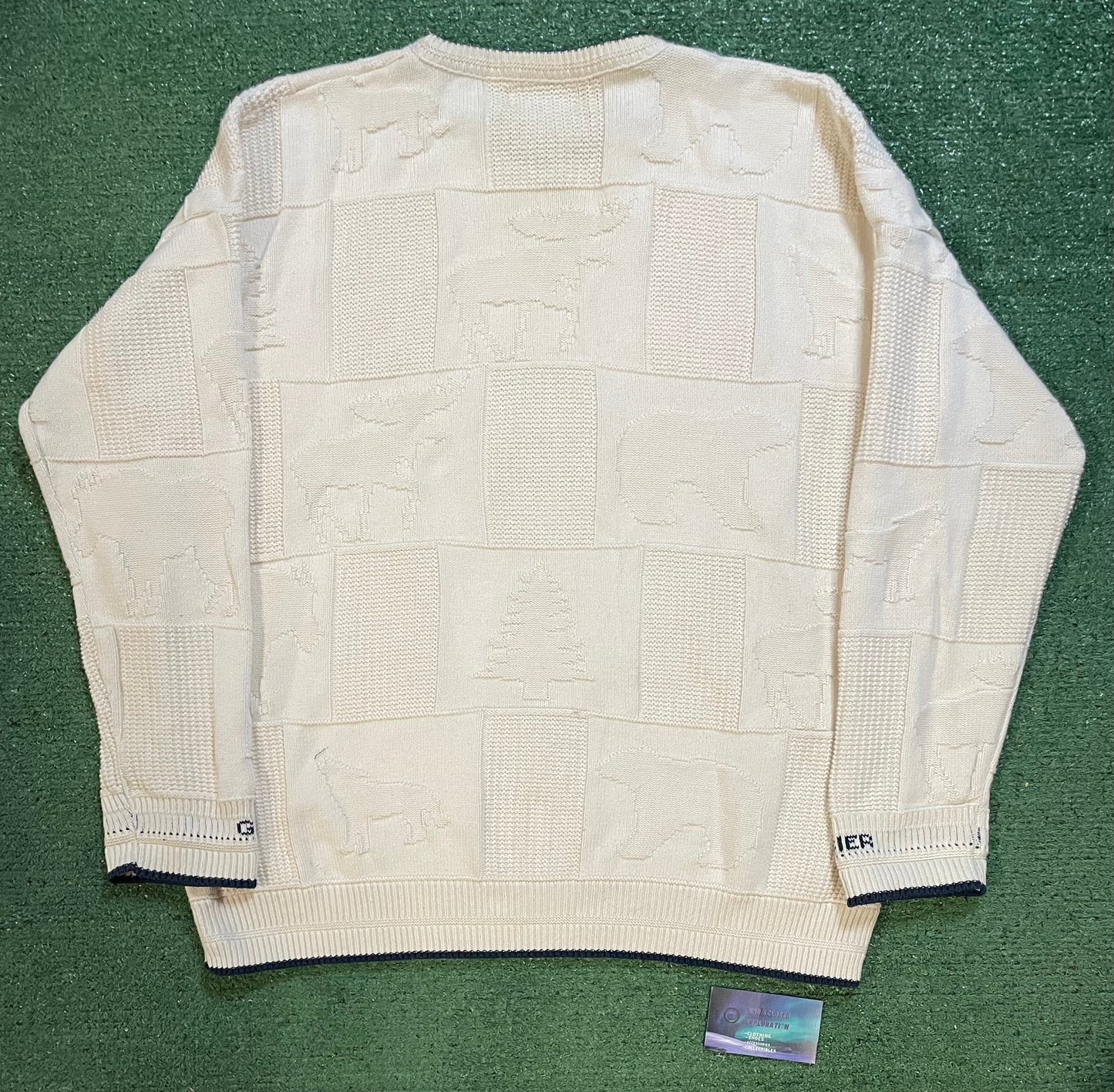 Vintage knit brimwick  Glacier crewneck