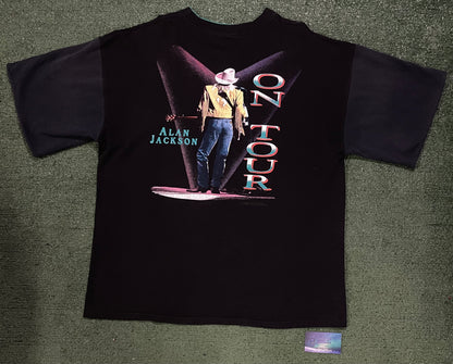 Vintage 1990s Alan Jackson on tour tee