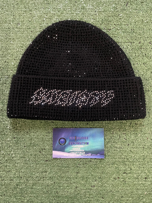 Sheisty Gem black rhinestone beanie