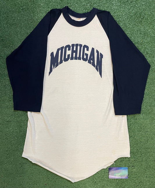 Vintage 1970s university of Michigan longsleeve