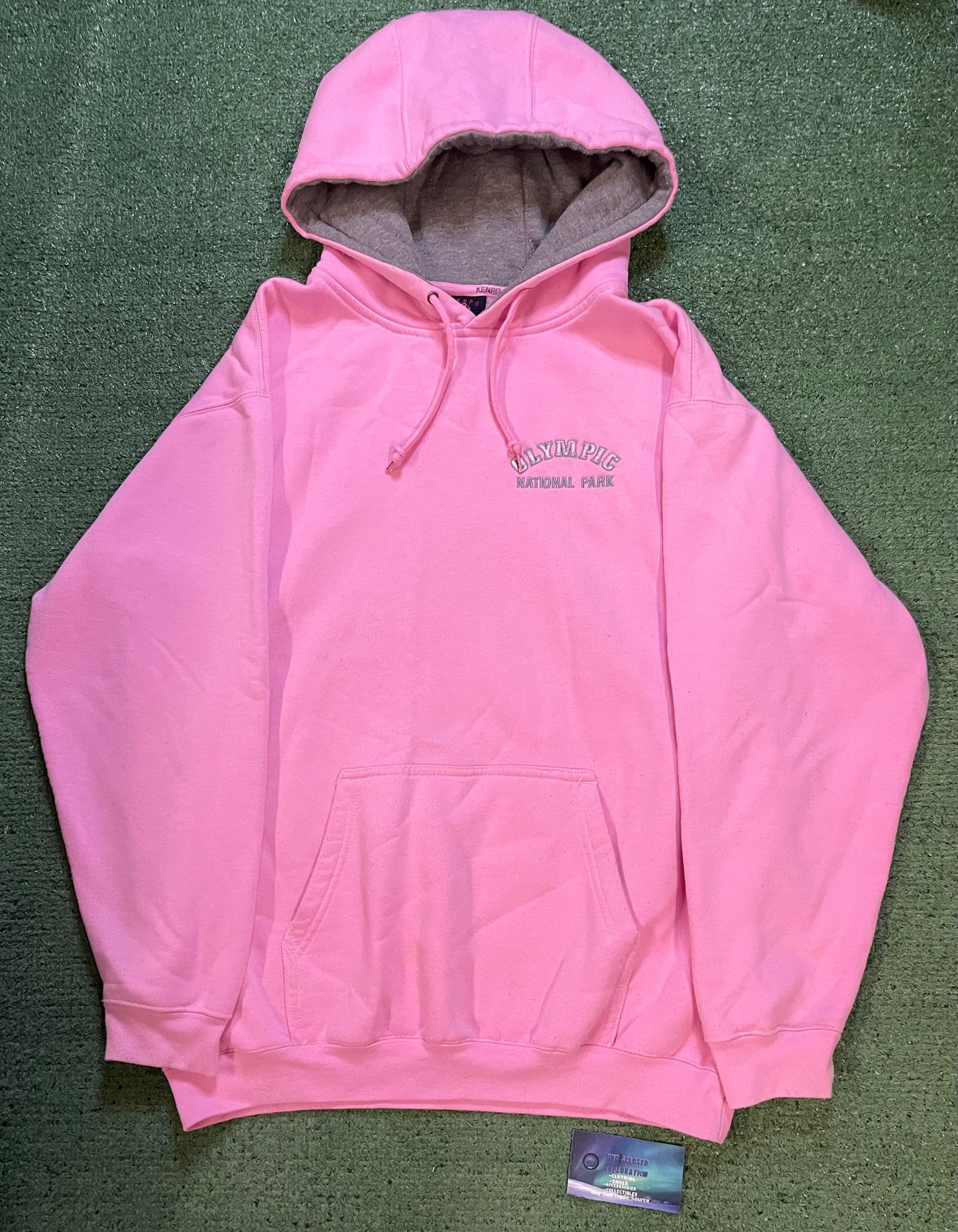 Olympic National Park pink and grey hoodie