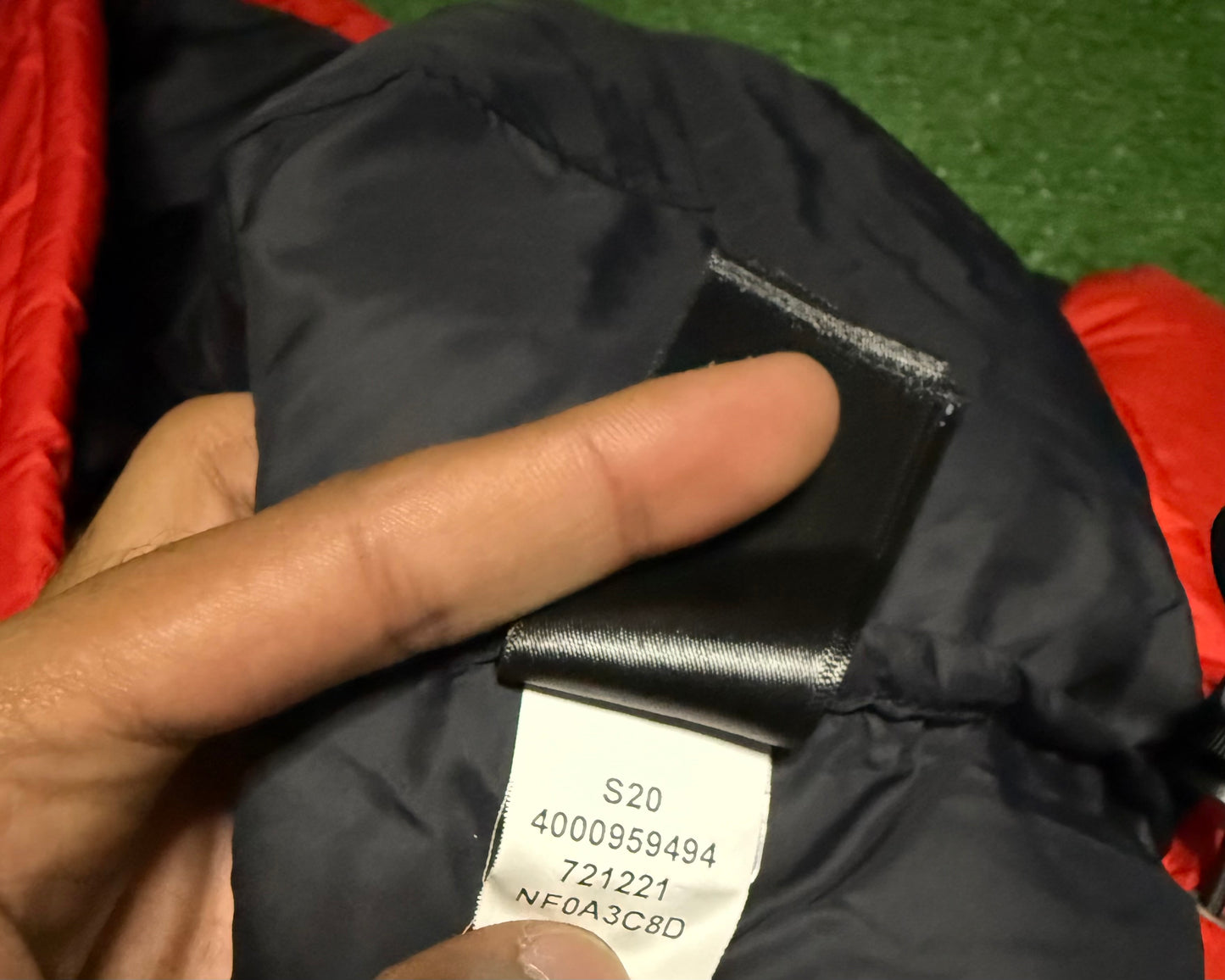 Northface Nuptse Red