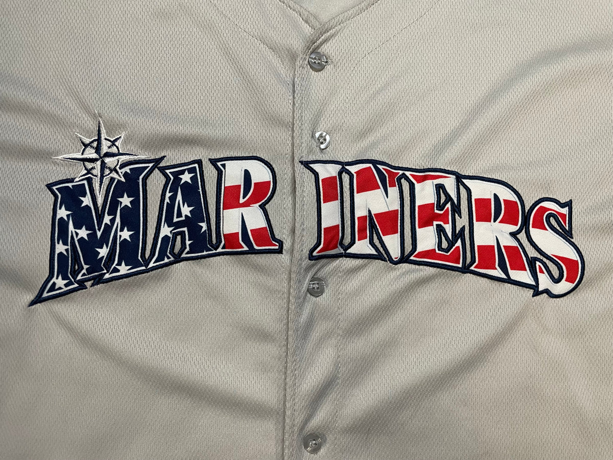 Seattle Mariners American Flag baseball Jersey