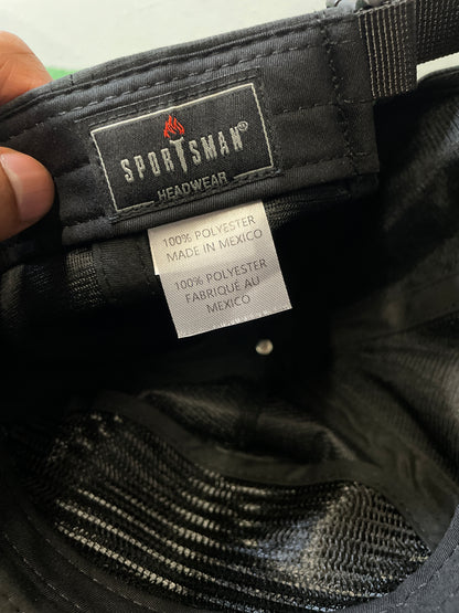 Black basic blank hat