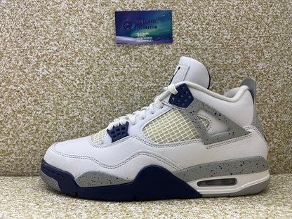 Jordan 4 Midnight Navy 9.5 Men/11 Women “Preowned”