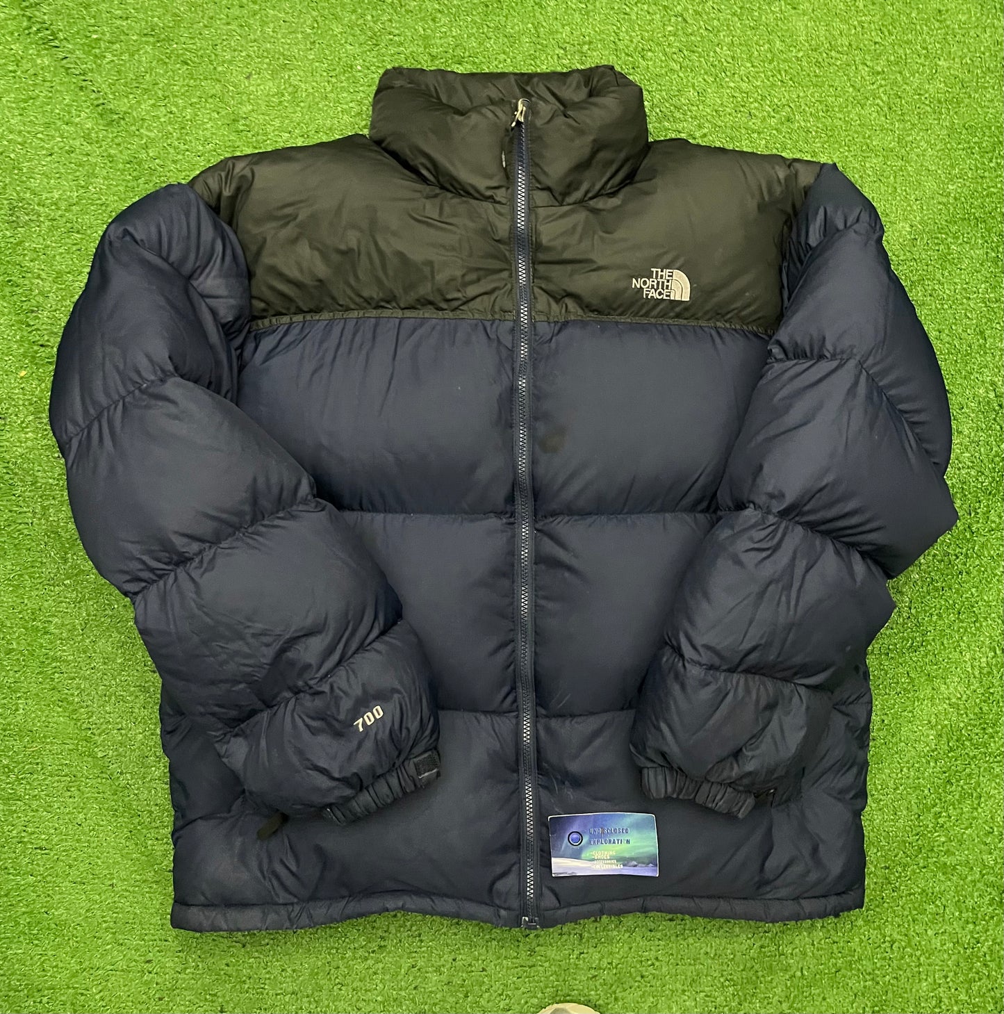 North Face Navy Nuptse