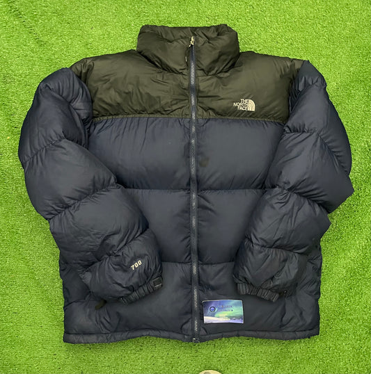 North Face Navy Nuptse